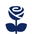 Fleurs-v2 Rose avec deux feuilles